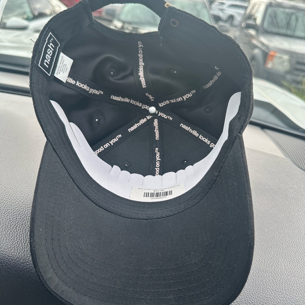 Black suede Hat - Picture 2 of 4